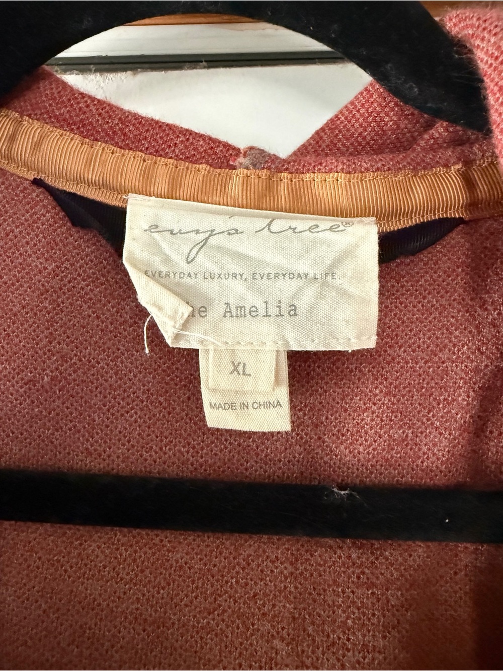evy's tree Striped Open Cardigan in Gray, Mustard, Red, Pink - Picture 3 of 3